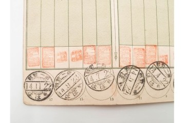昭和初期　第一・第三野戦　郵便貯金通帳5枚セット　(R-087893)