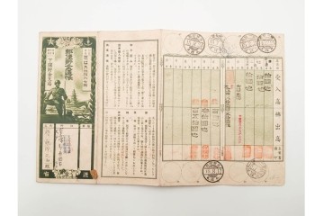 昭和初期　第一・第三野戦　郵便貯金通帳5枚セット　(R-087893)