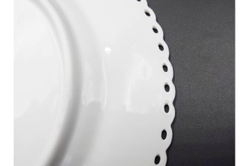 デンマーク製　ROYAL COPENHAGEN(ロイヤルコペンハーゲン)　ブルーフルーテッド フルレース　直径約17cm　プレート3枚セット　定価(3枚合計)13万8600円　(R-087894)