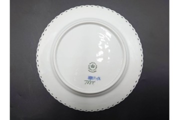 デンマーク製　ROYAL COPENHAGEN(ロイヤルコペンハーゲン)　ブルーフルーテッド フルレース　直径約17cm　プレート3枚セット　定価(3枚合計)13万8600円　(R-087894)