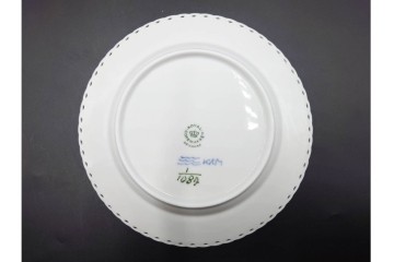 デンマーク製　ROYAL COPENHAGEN(ロイヤルコペンハーゲン)　ブルーフルーテッド フルレース　直径約17cm　プレート3枚セット　定価(3枚合計)13万8600円　(R-087894)
