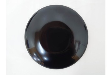 輪島塗　木製　蒔絵と沈金による花文が上品な茶托10点・銘々皿5点セット　共箱付き　(R-087896)