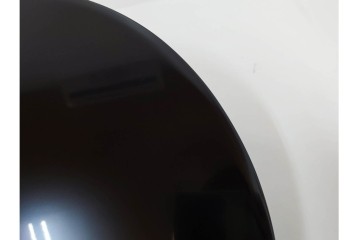 輪島塗　木製　艶やかな黒塗が上品な半月膳10点セット　共箱付き　(R-087898)