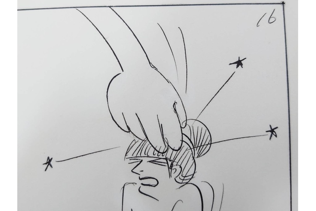 小島功　肉筆原画　漫画サンデー(2号～5号)　「コオ釈 西遊記」　漫画原稿16枚セット　(R-087899)