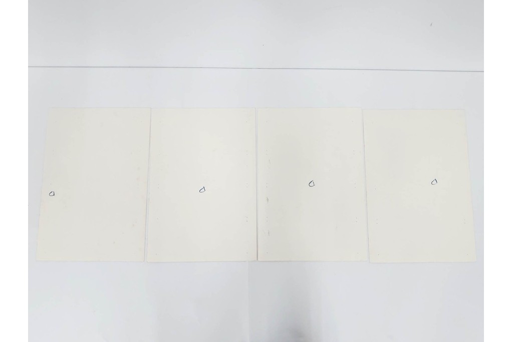小島功　肉筆原画　漫画サンデー(2号～5号)　「コオ釈 西遊記」　漫画原稿16枚セット　(R-087899)