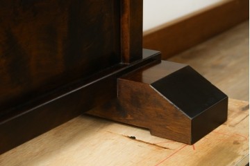 中古　美品　ステンドグラス作家　川島政則作　カラーの意匠が美しいステンドグラス入り衝立　定価約40万円　(R-087900)