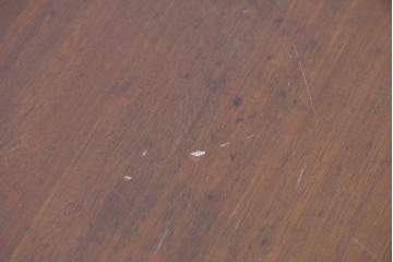 イギリスアンティーク　マホガニー無垢材　キャスター付きのエクステンションテーブル　(R-087912)