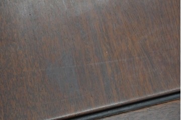 和製ヴィンテージ　上手物　指物工芸家具　花梨(カリン)材　希少な正方形の重厚な座卓　(R-087913)