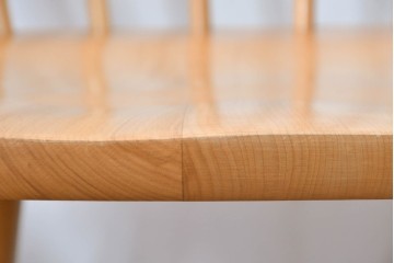 和製ヴィンテージ　飛騨産業　キツツキ　ブナ材のフープバックチェア4脚セット　(R-087915)