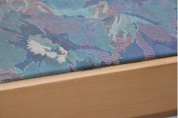 中古　arflex(アルフレックス)　植木莞爾デザイン　曲線アームが美しいKUアームチェア4脚セット　(R-087925)