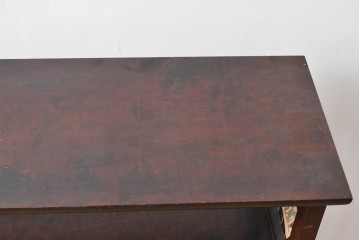 中古　北海道民芸家具　117型　飾り棚としてもおすすめ!　和モダンな空間にぴったりの書棚　(R-087929)