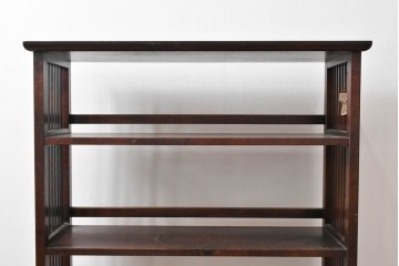 中古　北海道民芸家具　117型　飾り棚としてもおすすめ!　和モダンな空間にぴったりの書棚　(R-087929)