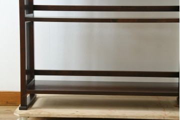 中古　北海道民芸家具　117型　飾り棚としてもおすすめ!　和モダンな空間にぴったりの書棚　(R-087929)