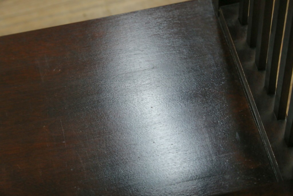中古　北海道民芸家具　117型　飾り棚としてもおすすめ!　和モダンな空間にぴったりの書棚　(R-087929)