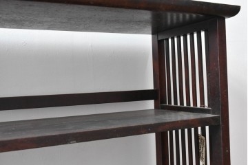 中古　北海道民芸家具　117型　飾り棚としてもおすすめ!　和モダンな空間にぴったりの書棚　(R-087930)