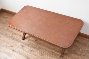 新古　未使用展示品　モリシゲ(MORISHIGE/森繁)　フローラ　脚部の曲線デザインが優美なセンターテーブル　(R-087932)