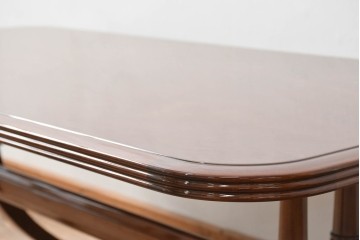 新古　未使用展示品　モリシゲ(MORISHIGE/森繁)　フローラ　脚部の曲線デザインが優美なセンターテーブル　(R-087932)