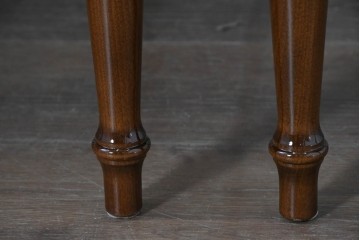 新古　展示品　超美品　モリシゲ(MORISHIGE/森繁)　上品な花柄張地のダイニングチェア4脚セット　定価(4脚合計)約44万円　(R-087936)