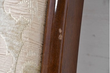 新古　展示品　超美品　モリシゲ(MORISHIGE/森繁)　上品な花柄張地のダイニングチェア4脚セット　定価(4脚合計)約44万円　(R-087936)