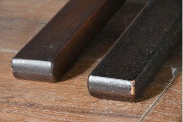 中古　冨士ファニチア　Agio(アージオ)　本革　ワイド2Pソファとスツールのセット　定価約58万6千円　(R-087944)