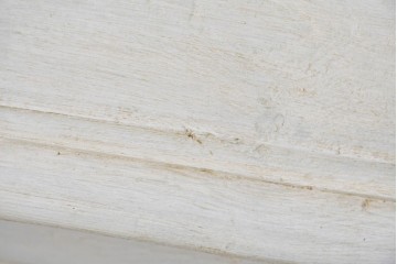 イギリスアンティーク　クラシカルデザインのペイントマントルピース　(R-087945)
