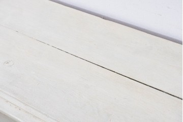 イギリスアンティーク　クラシカルデザインのペイントマントルピース　(R-087945)