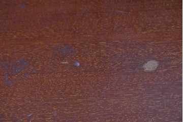 イギリスアンティーク　マホガニー材　象嵌装飾が上品なドレッシングチェスト　(R-087946)