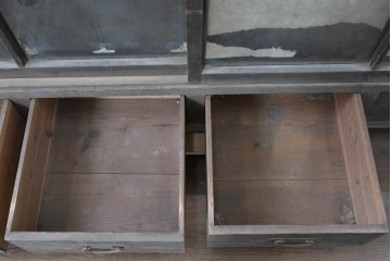 和製アンティーク　大正期から昭和初期　引き出し付きサイドボード　(R-087952)
