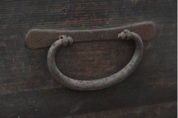 和製アンティーク　大正期から昭和初期　引き出し付きサイドボード　(R-087952)