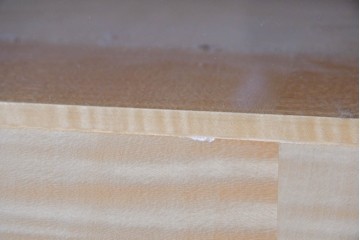 中古　美品　IDC大塚家具　デコレ　シカモア材　鏡面仕上げのテレビボード　定価約55万円　(R-087955)
