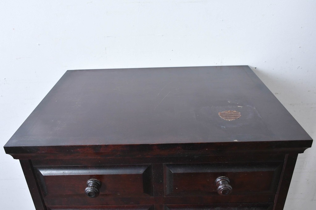 中古　北海道民芸家具　HM535　和と洋どちらにも馴染むデザインの小物タンス　定価約26万円　(R-087956)