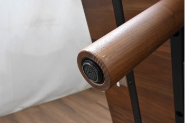 中古　美品　maruni(マルニ木工)　MALTA(マルタ)　ウォールナット材　シンプルなローテーブル　(R-087962)