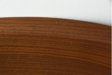 中古　美品　maruni(マルニ木工)　HIROSHIMA　ウォールナット材　流れるような曲線美のアームチェア4脚セット　セット定価約95万円　(R-087972)