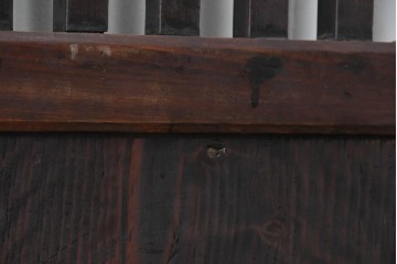 アンティーク建具　大正から昭和初期　和モダンな空間に映える落ち着いた格子戸2枚セット　(R-087978)