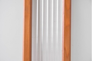 アンティーク建具　昭和中期　温もりある木味が魅力の引き戸1枚　(R-087982)