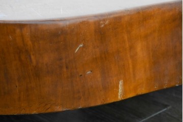 中古　輪切り一枚板　厚みのある一枚板が存在感を放つ平置き座卓　(R-087986)