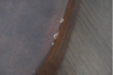 中古　輪切り一枚板　厚みのある一枚板が存在感を放つ平置き座卓　(R-087986)