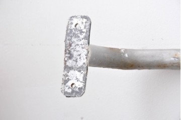 和製ヴィンテージ　昭和レトロ　幅約3.7メートル!　存在感あふれる特大サイズのアイアンフェンス　(R-087987)