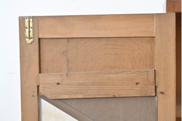 和製ヴィンテージ　栓材　幾何学的な意匠が目を引く本箱　(R-087988)