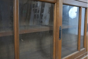 《天板取り付け加工費込み》　和製ヴィンテージ　樺(カバ)材　和洋どちらにも合わせやすい引き出し付きサイドボード　(R-087991)