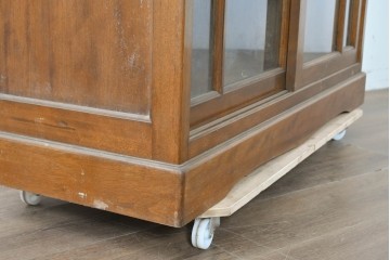 《天板取り付け加工費込み》　和製ヴィンテージ　樺(カバ)材　和洋どちらにも合わせやすい引き出し付きサイドボード　(R-087991)