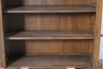 《台輪取り付け加工費込み》　和製ヴィンテージ　樺(カバ)材　直線的なデザインのキャビネット　(R-087993)