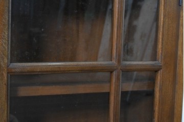 《台輪取り付け加工費込み》　和製ヴィンテージ　樺(カバ)材　直線的なデザインのキャビネット　(R-087993)