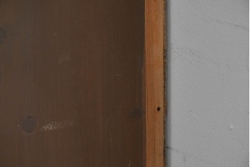 和製ヴィンテージ　ラワン材　シンプルな本棚　(R-087995)