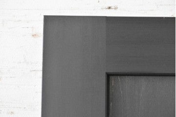 中古建具　職人手作り　シックなカラーがおしゃれな木製ドア1枚　(R-088004)
