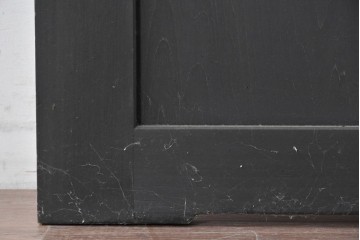中古建具　職人手作り　シックなカラーがおしゃれな木製ドア1枚　(R-088004)