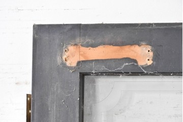 中古建具　店舗用におすすめ!　シックなカラーがお洒落な親子ドア2枚(1対)セット　(R-088007)