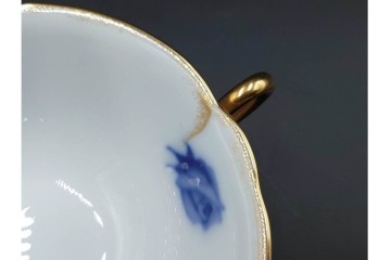 大倉陶園(OKURA/OAC)　金彩　コレクターズクラブ(2005年・2006年・2007年・2009年)　気品漂うカップ&ソーサー4客セット　(R-088013)