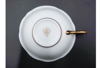 大倉陶園(OKURA/OAC)　金彩　コレクターズクラブ(2005年・2006年・2007年・2009年)　気品漂うカップ&ソーサー4客セット　(R-088013)