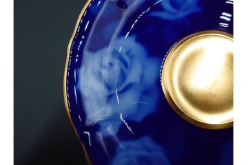 大倉陶園(OKURA/OAC)　金彩　コレクターズクラブ(2005年・2006年・2007年・2009年)　気品漂うカップ&ソーサー4客セット　(R-088013)